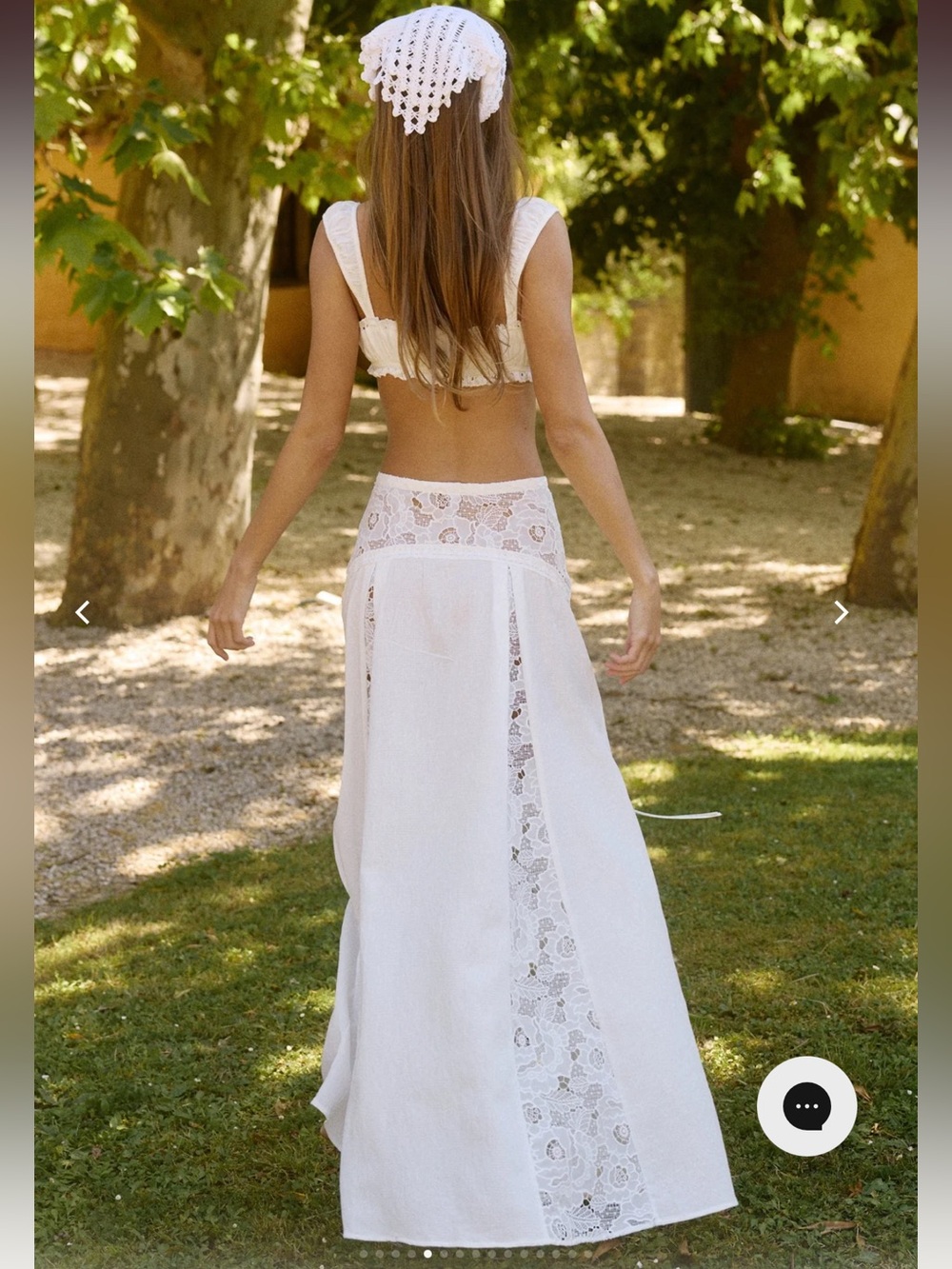 Bydee Austrailia Amery Bralette & Jolie Maxi Skirt In Celeste Size XS 🤍 - Picture 8 of 15